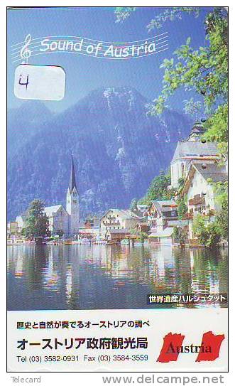 Télécarte AUTRICHE Reliée (4)  Phonecard AUSTRIA RELATED  * Telefonkarte OSTERREICH Verbunden - Japan - Oesterreich
