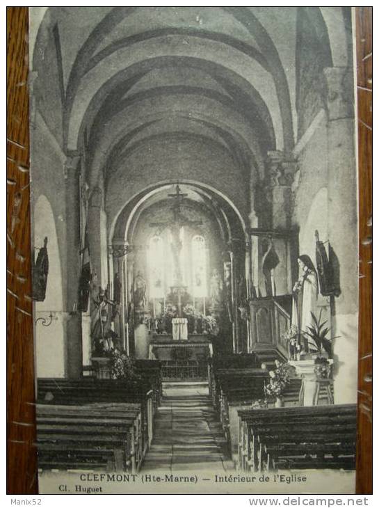 52 - CLEFMONT - Intérieur De L´Eglise. - Clefmont