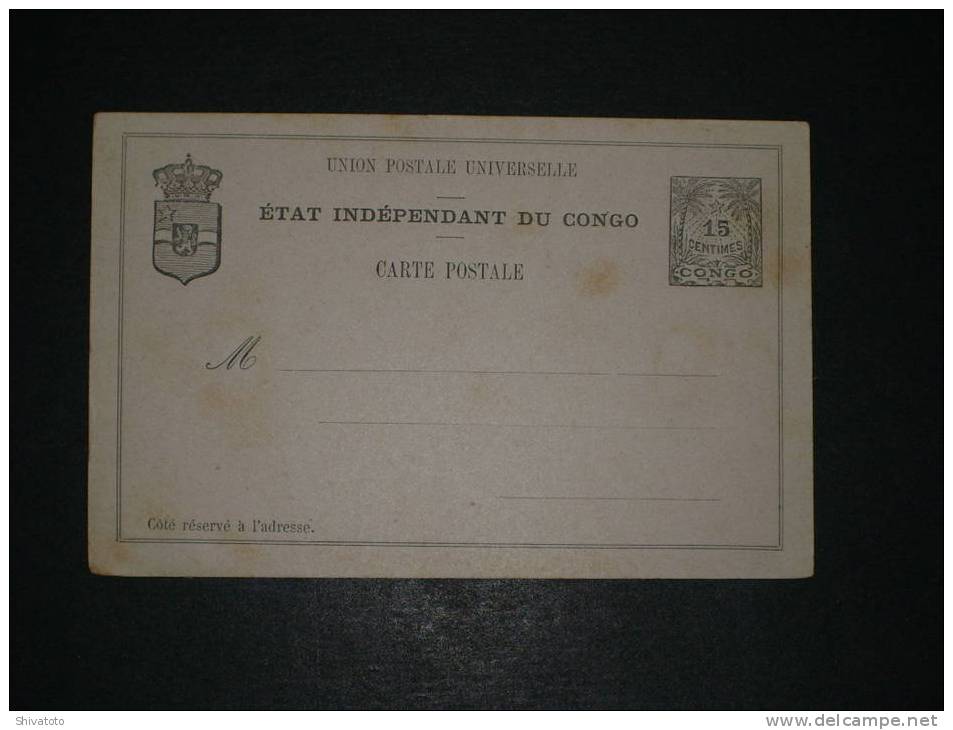 (559) Beautiful Old Mint Postcard From Congo - Interi Postali