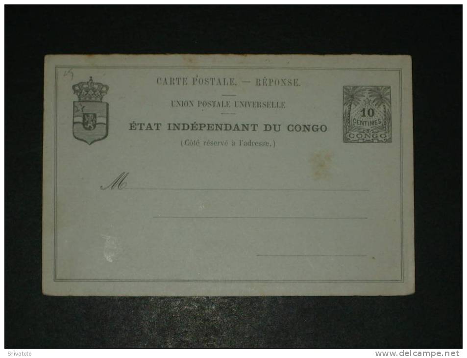 (559) Beautiful Old Mint Postcard From Congo - Ganzsachen