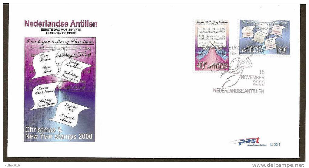 Antillen / Antilles 2000 FDC 321 Christmas Weihnachten Noel - Curaçao, Antilles Neérlandaises, Aruba