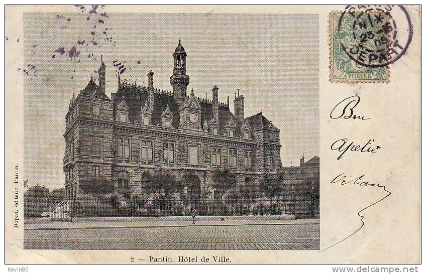 93 PANTIN Hôtel De Ville - Pantin