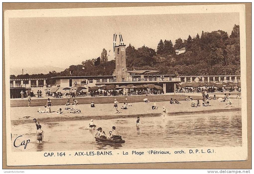 AIX-LES-BAINS  STATION THERMALE PLAGE PETRIAUX - Aix Les Bains
