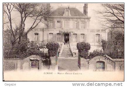 80 CORBIE Maison Odasse Carrette - Corbie