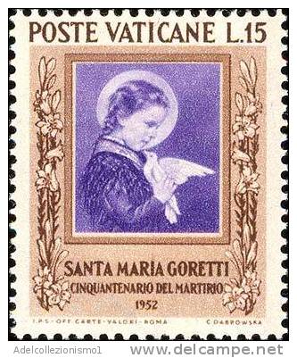 20224) 50º Anniversario Del Martirio Di Santa Maria Goretti Serie Completa Nuova Di 2 Valori - Nuevos