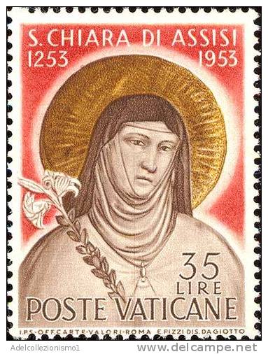 20228) 7º Centenario Della Morte Di Santa Chiara D'Assisi Serie Completa Nuova Di 2 Valori - Neufs