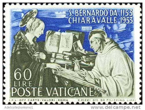 20229) 8º Centenario Di San Bernardo Da Chiaravalle Serie Completa Nuova Di 2 Valori - Unused Stamps