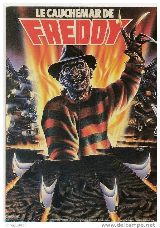 E 513 - RENNY HARLIN " LE CAUCHEMAR DE FREDDY " - Manifesti Su Carta