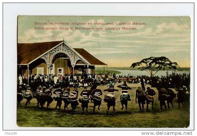 003506  -    MOZAMBIQUE   -   Native Women Dance At Marracuene, Near Lourenço Marques - Mozambique