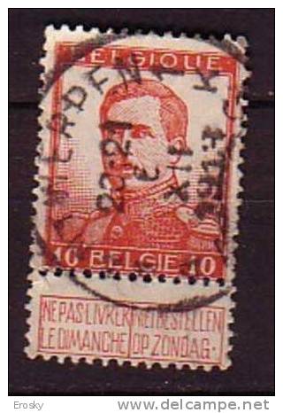 K5443 - BELGIE BELGIQUE Yv N°123 - 1912 Pellens