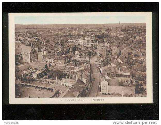 Hazebrouck Panorama édit.plancke N° 4  Belle Carte - Hazebrouck