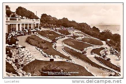 THE SHELTER & CLIFF GARDENS. WESTCLIFF-ON-SEA. - Southend, Westcliff & Leigh