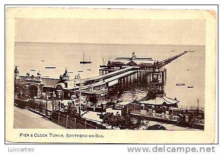 PIER & CLOCK TOWER . SOUTHEND-ON-SEA. - Southend, Westcliff & Leigh