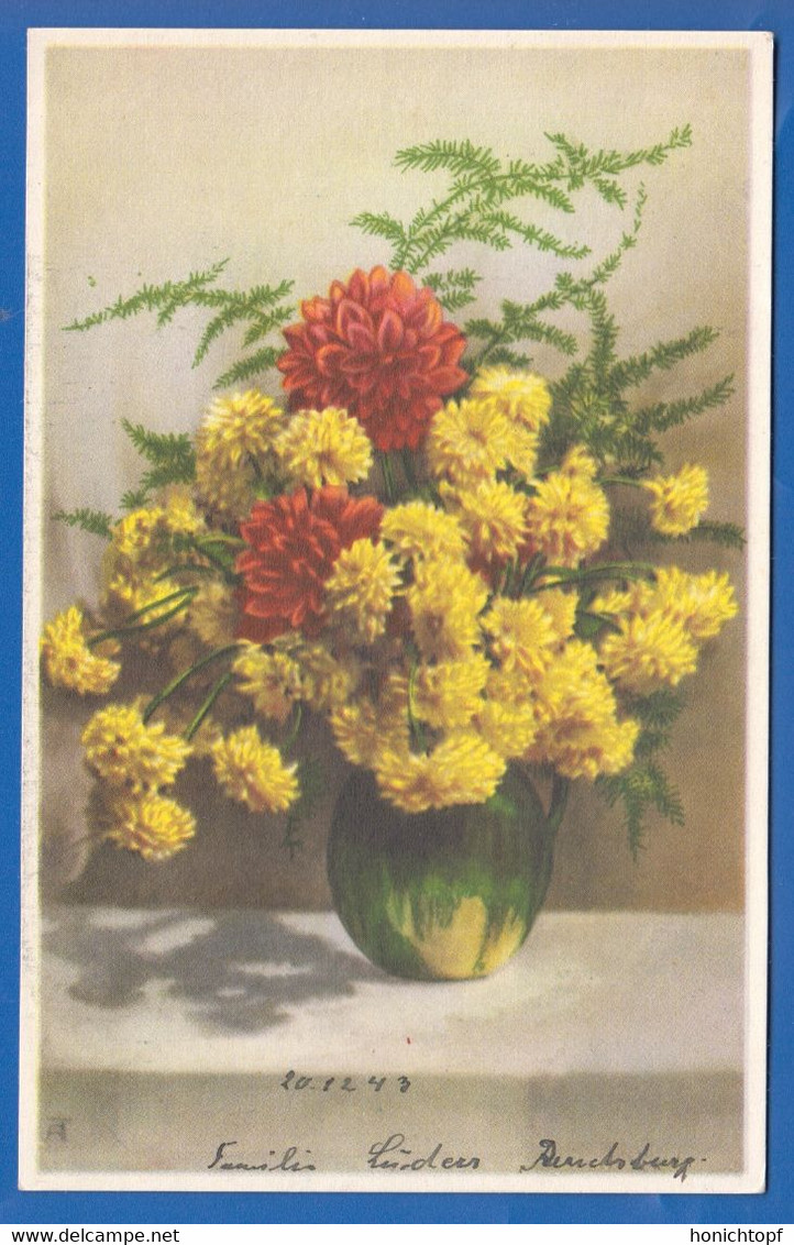 Blumen; Fleurs; Chrysanthemen; 1943 - Arbres