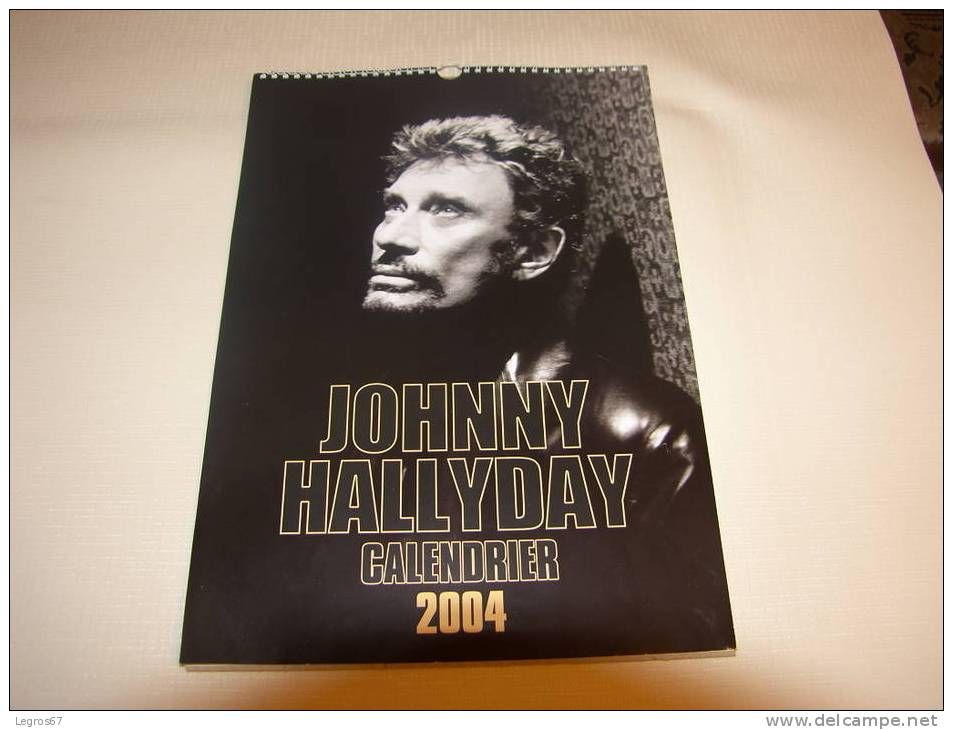 CALENDRIER 2004 JOHNNY HALLYDAY - Formato Grande : 2001-...