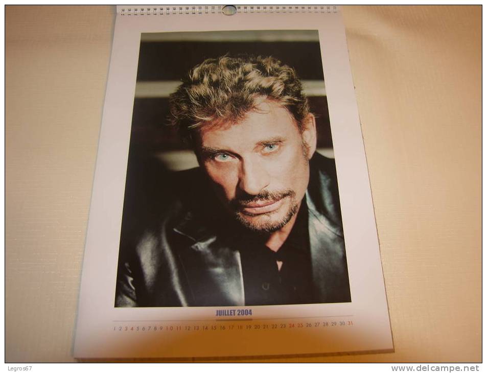 CALENDRIER 2004 JOHNNY HALLYDAY