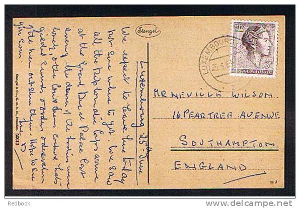 1963 Stengel Postcard Luxembourg De La Caserne De St. Esprit  - Ref 311 - Luxembourg - Ville