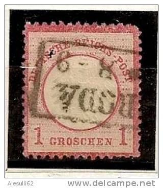 GERMANIA Germany Deutsches Reich IMPERO-aquila Con Piccolo Scudo - 1872 - N. 4/US - Used Stamps