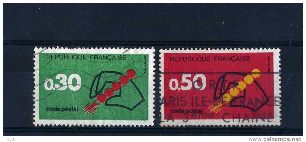 - FRANCE . CODE POSTAL 1972 OBLITERES. - Postleitzahl