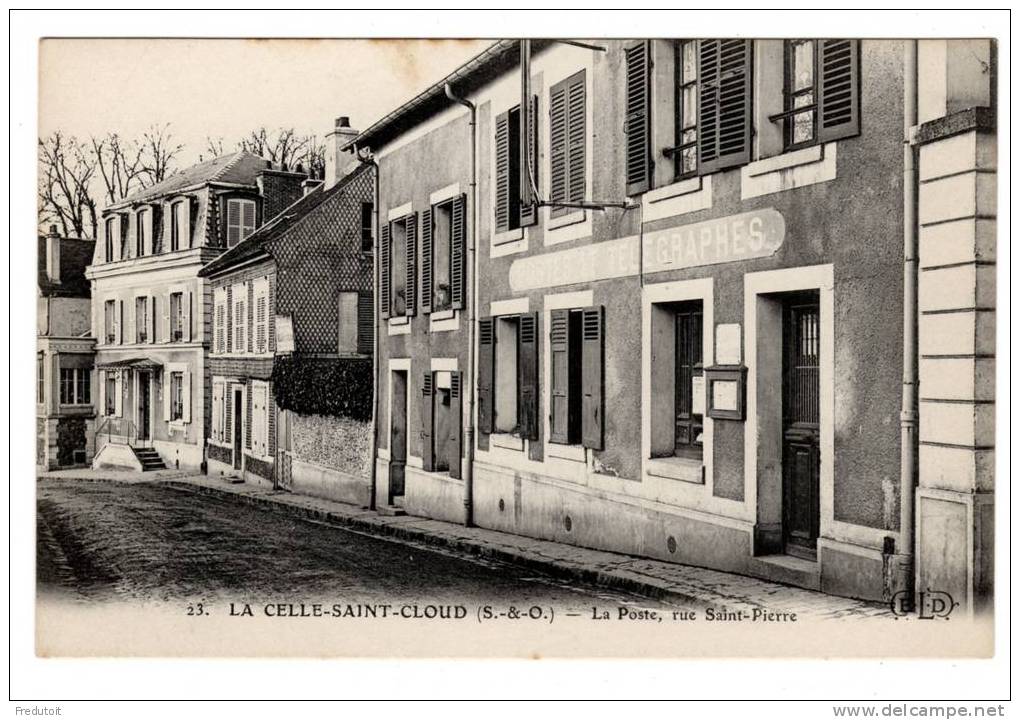 LA CELLE ST CLOUD  - La Poste,rue Saint Pierre - La Celle Saint Cloud