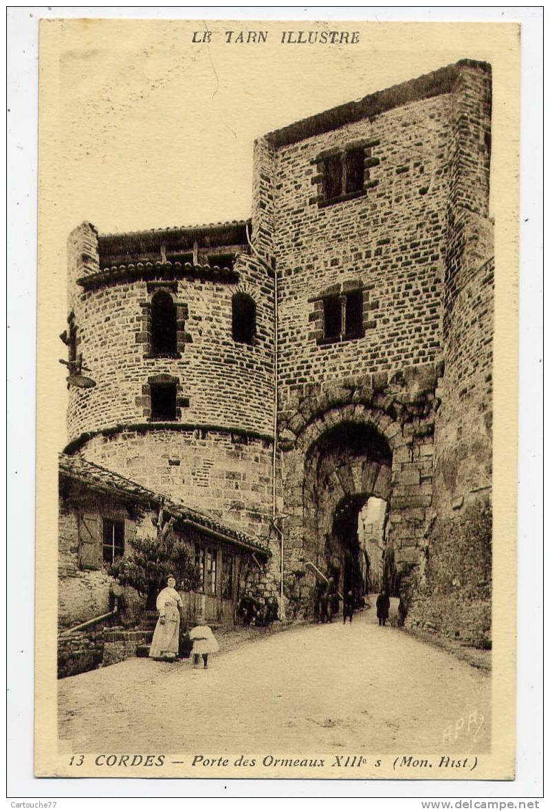 P7 - CORDES - Porte Des Ormeaux (carte Animée) - Cordes