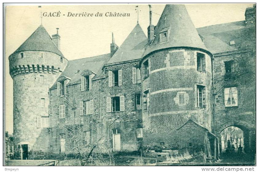 61 - CPA Gacé - Derrière Du Château - Gace