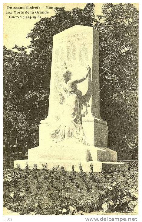 Puiseaux (Loiret) - Monument Aux Morts De La Grande Guerre (1914 - 1918) - Puiseaux