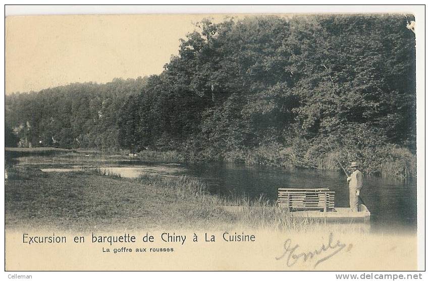 Excursion En Barquette De Chiny A La Cuisine Animé 1904 (g138) - Chiny