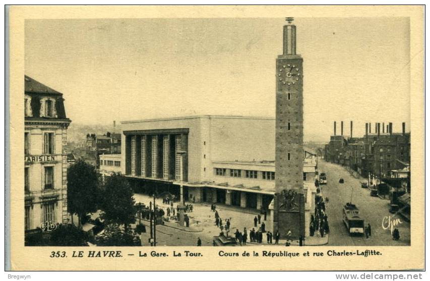 76 - CPA Le Havre - La Gare. La Tour - Gare