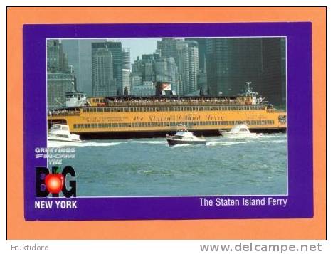 AKUS USA Card About The Staten Insland Ferry In New York City - Staten Island