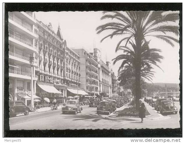 Nice Promenade Des Anglais Palais Méditerranée édit.ADIA N° 602 Automobiles Renault 4CV Citroen Traction Cabriolet ?moto - Places, Squares