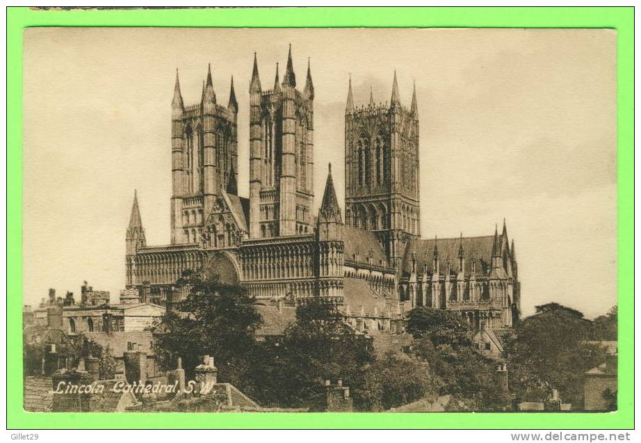 LINCOLN, UK - CATHEDRAL SOUTH WEST - F. FRITH & CO - - Sonstige & Ohne Zuordnung