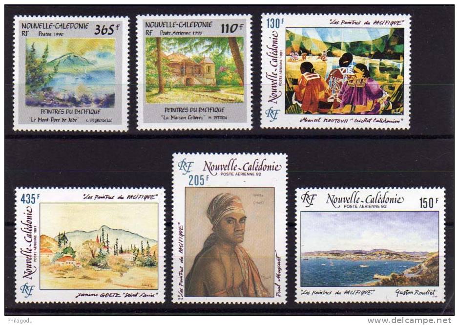 Nlle-Calédonie 1990-93, Peintres Du Pacifique ++ Cote 40 € Sans Charnière ++Postfrich++Mint N.H - Autres & Non Classés