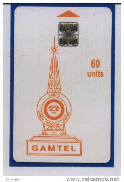 Gambia 60 Units Logo Gamtel - Gambie