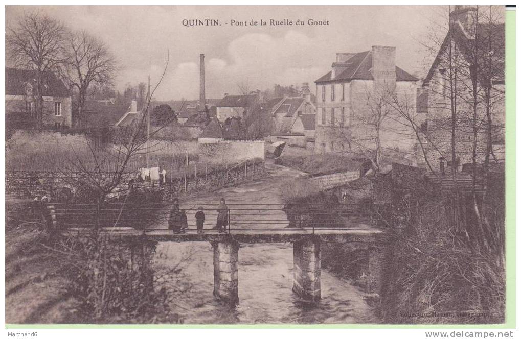 COTES D ARMOR.QUINTIN.PONT DE LA RUELLE DU GOUET - Quintin