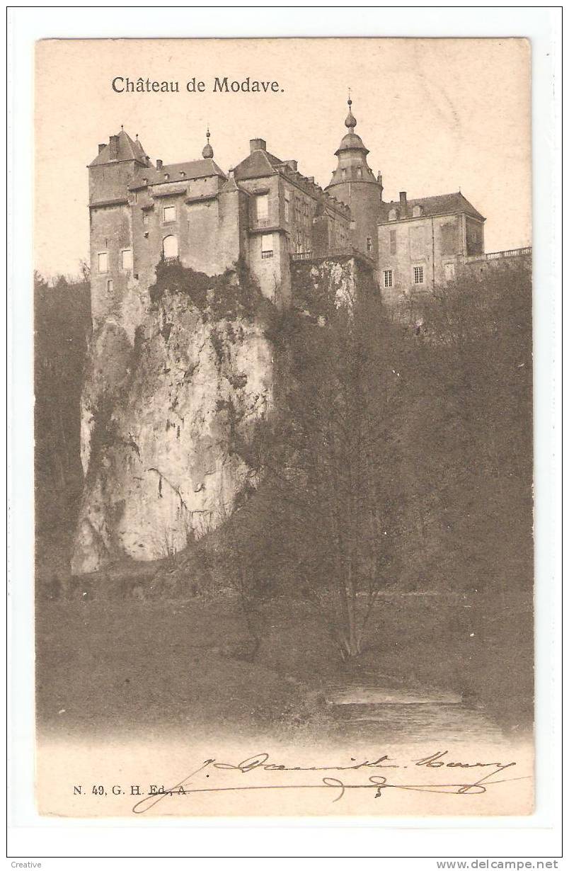 Château De  MODAVE .  PEPINSTER 1903 - Modave