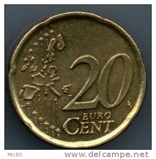 Espagne 20 Cts Euro 1999 Sup - Espagne