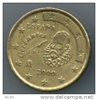 Espagne 10 Cts Euro 2000 Ttb+/sup - Spain