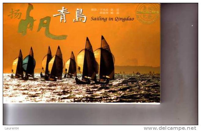 Lot De 10 Cartes De =Chine Pour Les Jeux Olympique De 2008 - Sailing In Qingdao - 2008 Olympic Games Postcard Set - Vela