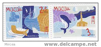 Macao  1996 - Michel No.969/70 Neufs**,se Tenant - Unused Stamps