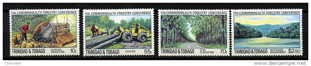 Trinité ** N° 427 à 430 - Conf. Sur L'agriculture - Trinité & Tobago (1962-...)