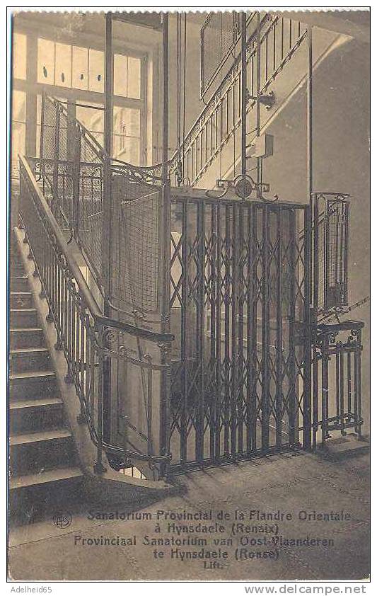 Ronse, Renaix, Hynsdaele, Provinciaal Sanatorium Provincial, Lift, Ascenseur - Renaix - Ronse