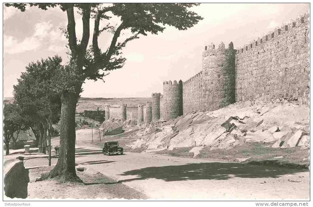 AVILA Aspecto De Las Murallas + Arco De San Vicente C.1950/60 - Ávila