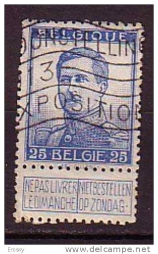 K5437 - BELGIE BELGIQUE Yv N°120 - 1912 Pellens