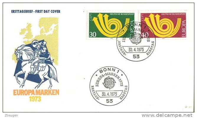 GERMANY  1973 EUROPA CEPT FDC - 1973