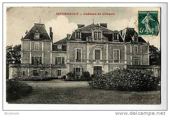 Cpa MEURSAULT Chateau De Citeaux - Meursault