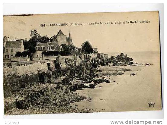 Cpa LOCQUIREC Rochers De La Jetée Et Roche Tombée -961 ND - Locquirec