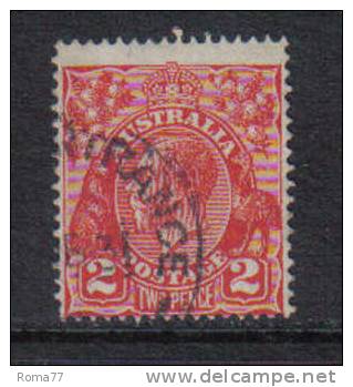 AUS73C - AUSTRALIA  1930, 2 P.  Yvert N. 73   Fil A Mult - Used Stamps