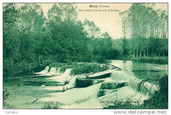 89 HERY Une Vieille Ecluse Sur Le Serein - Hery