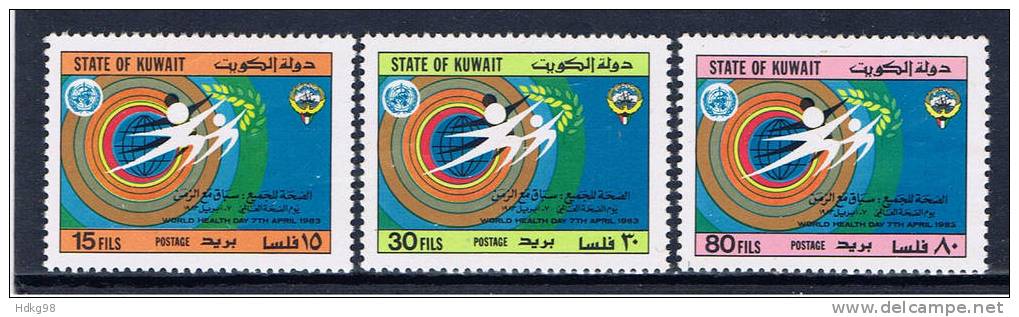 KWT+ Kuwait 1983 Mi 1002-04 Mnh - Kuwait